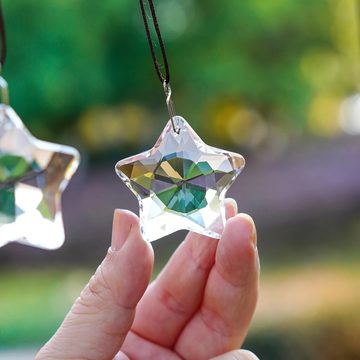 Crystal Star Prism Suncatchers, Set of 2